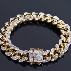 Gold and Silver Chain Bracelet